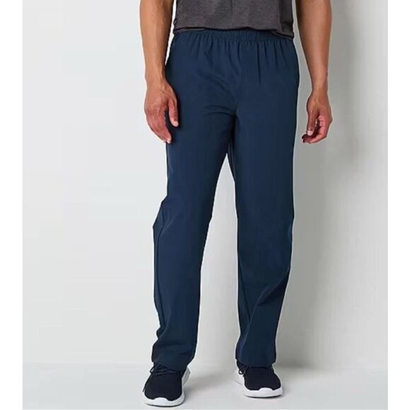 NWT XERSION Men’s Fleece Sweatpants 4XL Navy Blue Open Bottom Super Soft Pockets - Picture 1 of 14